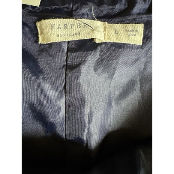 Harper Heritage Embroidered Navy Corduroy Skirt NWT Size Large - Picture 4 of 5